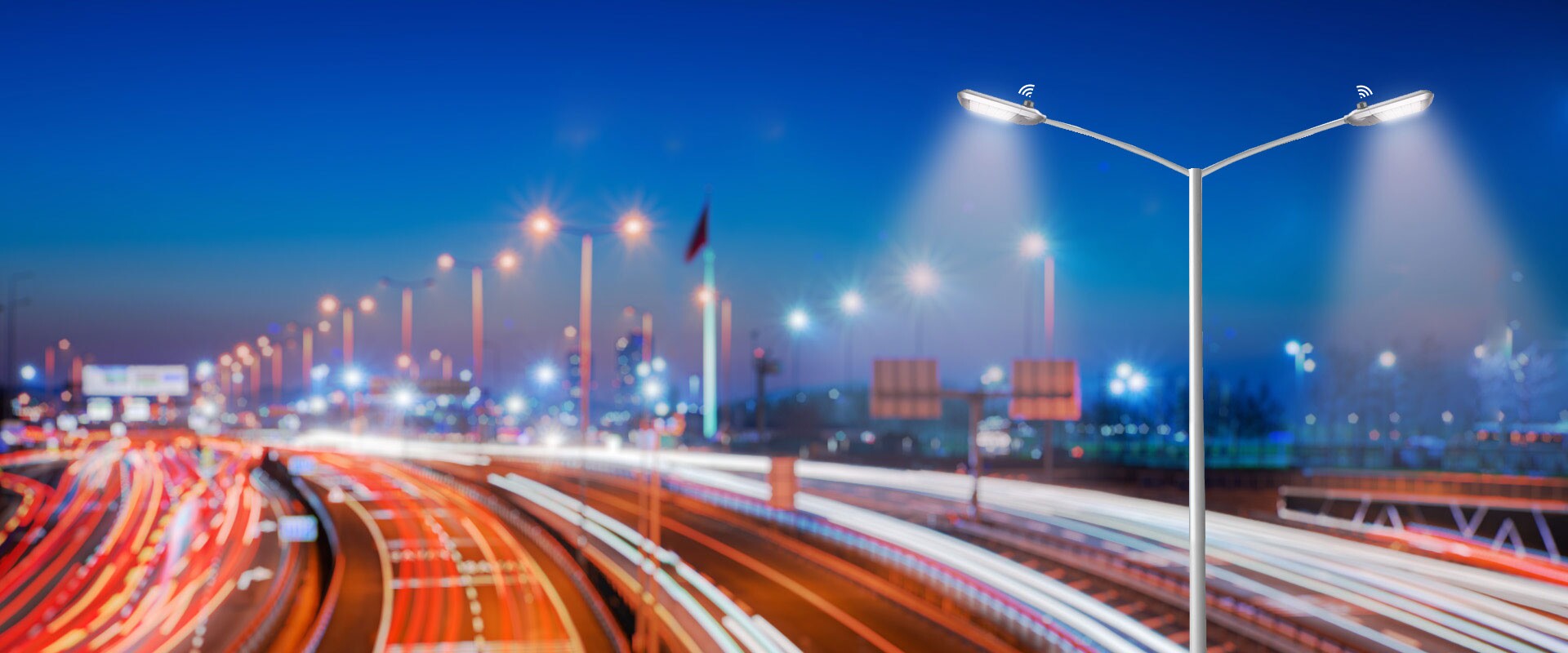 inteligentne lampy led automatycznie dostosowują jasność do warunków na drodze inteligentne lampy led dostosowują jasność do ruchu